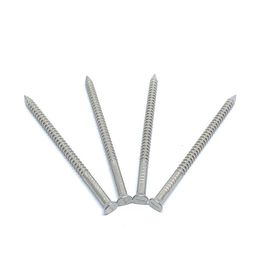 Flat Head Stainless Steel Annular Nails With Ring Shank For Decks And  Outdoor